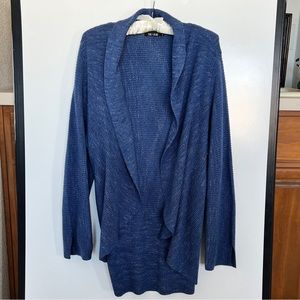 Nic+Zoe Blue Cardigan Size 1X